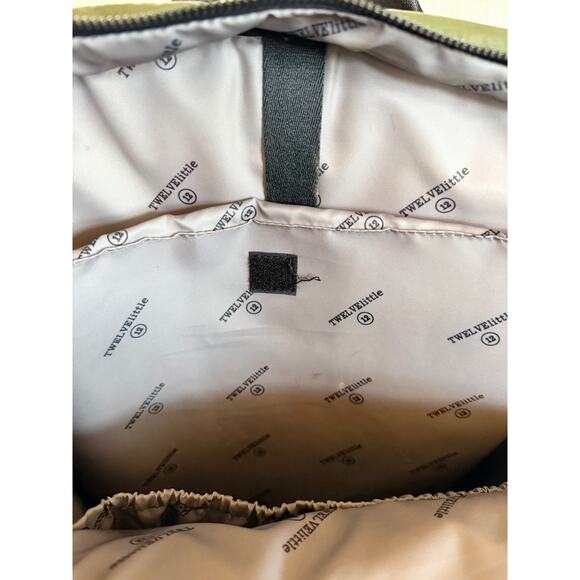 TWELVElittle Diaper Bag Backpack Olive Green Unisex Baby Bag Lightweight Nylon - Picture 6 of 10